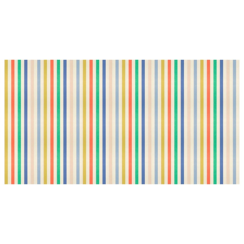 MULTI STRIPE TABLECLOTH