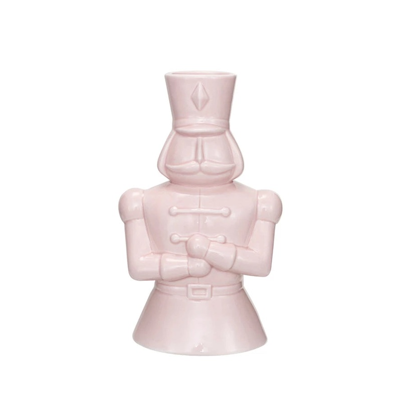 PINK CERAMIC SOLDIER VASE