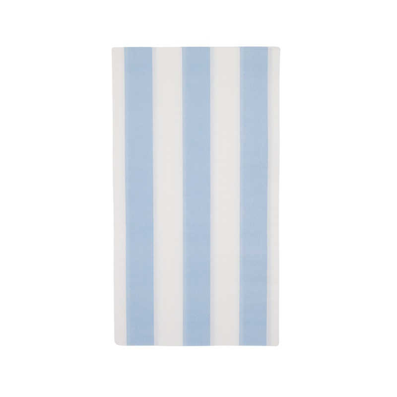 SKY BLUE SIGNATURE CABANA STRIPE GUEST TOWELS