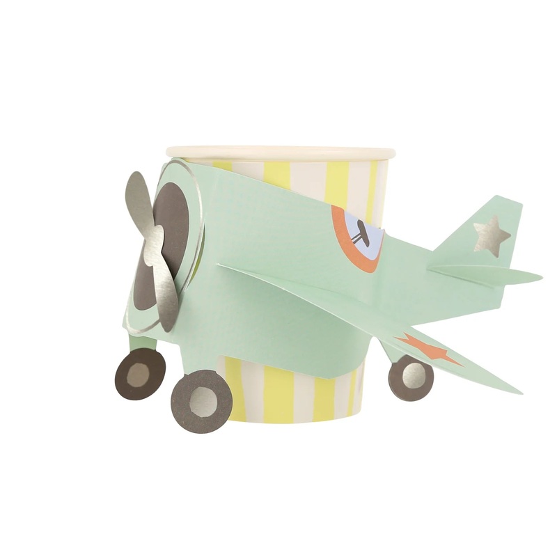 VINTAGE AIRPLANE CUPS