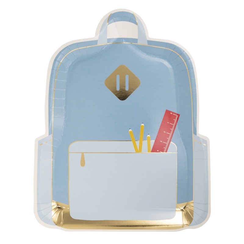 BACKPACK SHAPED PLATES