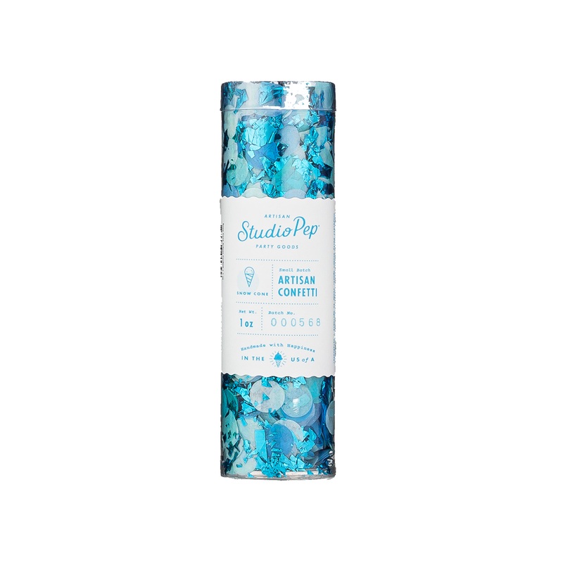 BLUE SNOW CONE ARTISAN CONFETTI