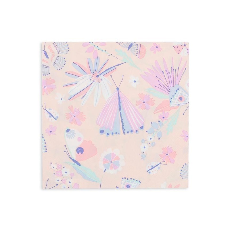 FLUTTER BUTTERFLY LARGE NAPKINS