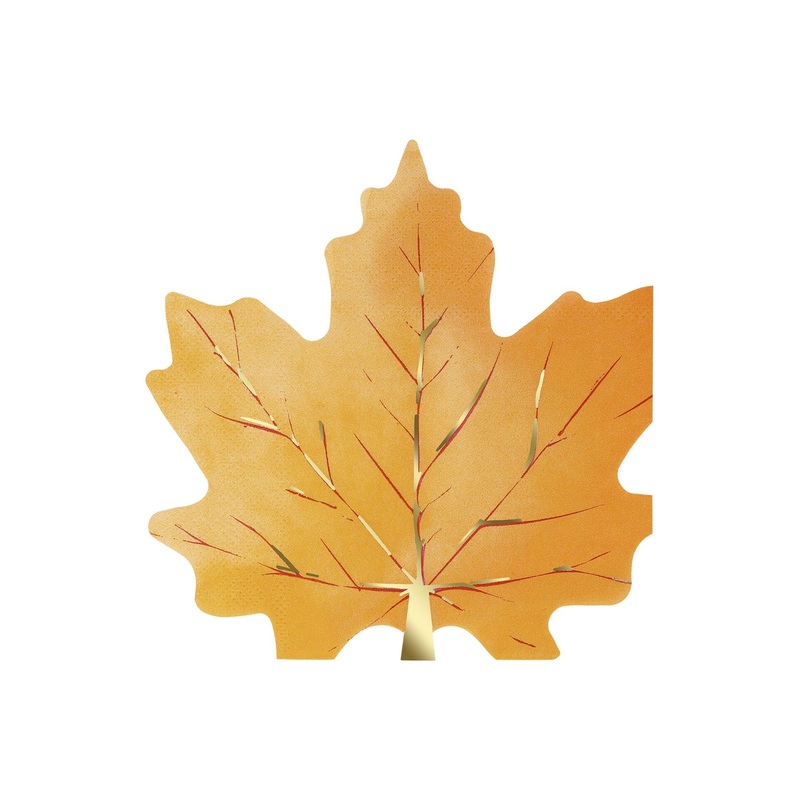 GOLD MAPLE LEAF NAPKINS