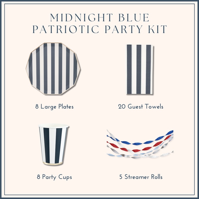 MIDNIGHT BLUE PATRIOTIC PARTY KIT