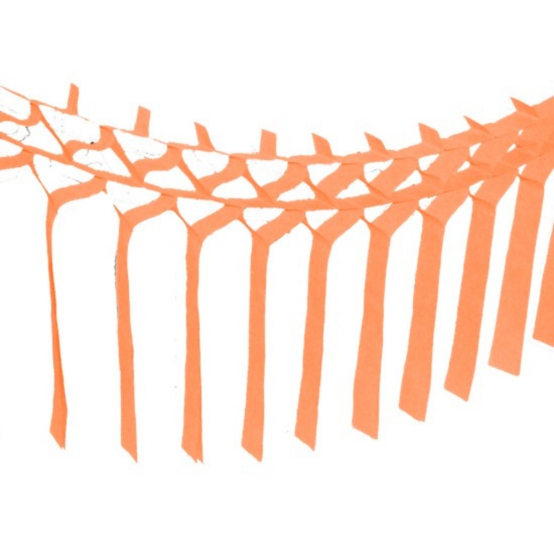 PEACH STREAMER GARLAND