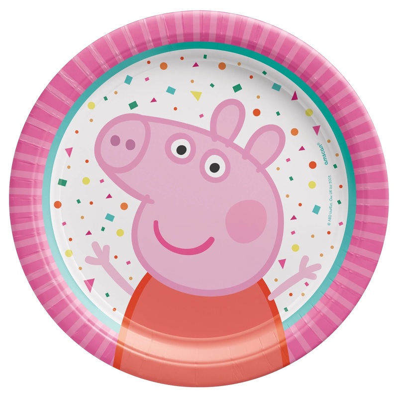 PINK PEPPA PIG PLATES
