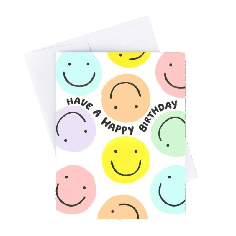 SMILEY HAPPY BIRTHDAY CARD