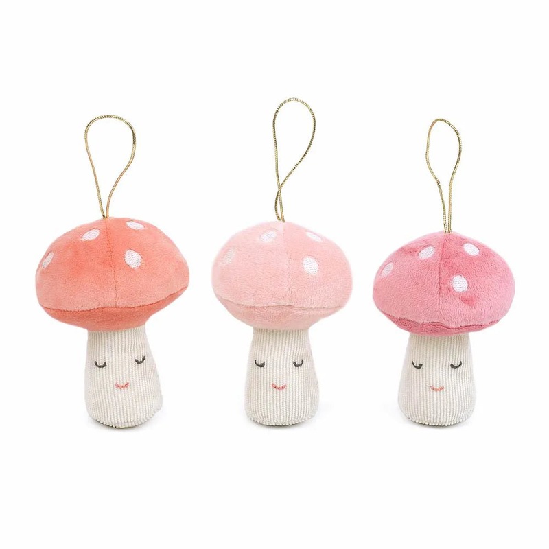 WOODLAND MUSHROOM PLUSH ORNAMENT