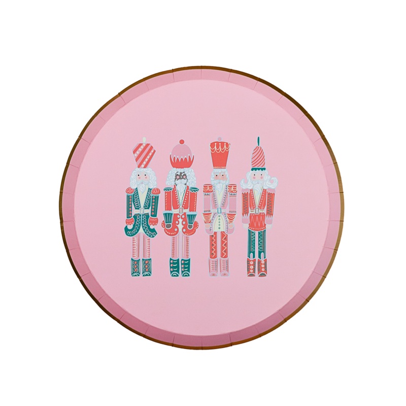 BONJOUR FTE X ONE & ONLY PAPER NUTCRACKER SMALL PLATES