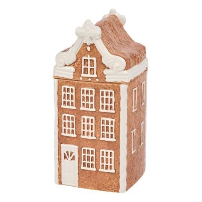 GINGERBREAD TOWNHOME JAR