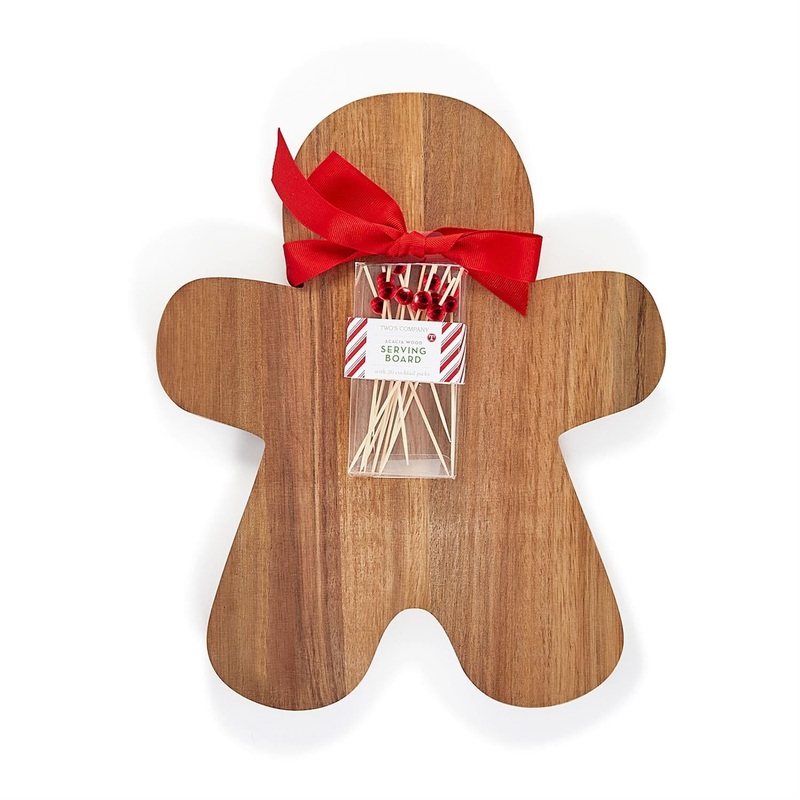 GINGERBREAD WOODEN SERVING BOARD