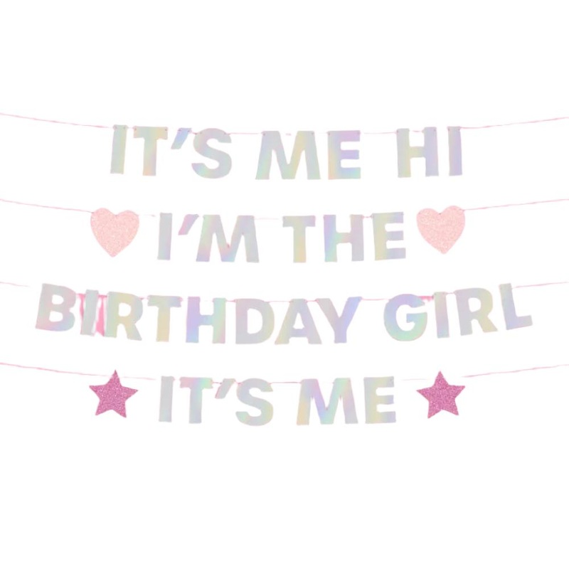 I’M THE BDAY GIRL SWIFTIE BANNER