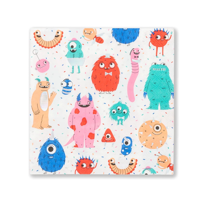MONSTER PARTY NAPKINS