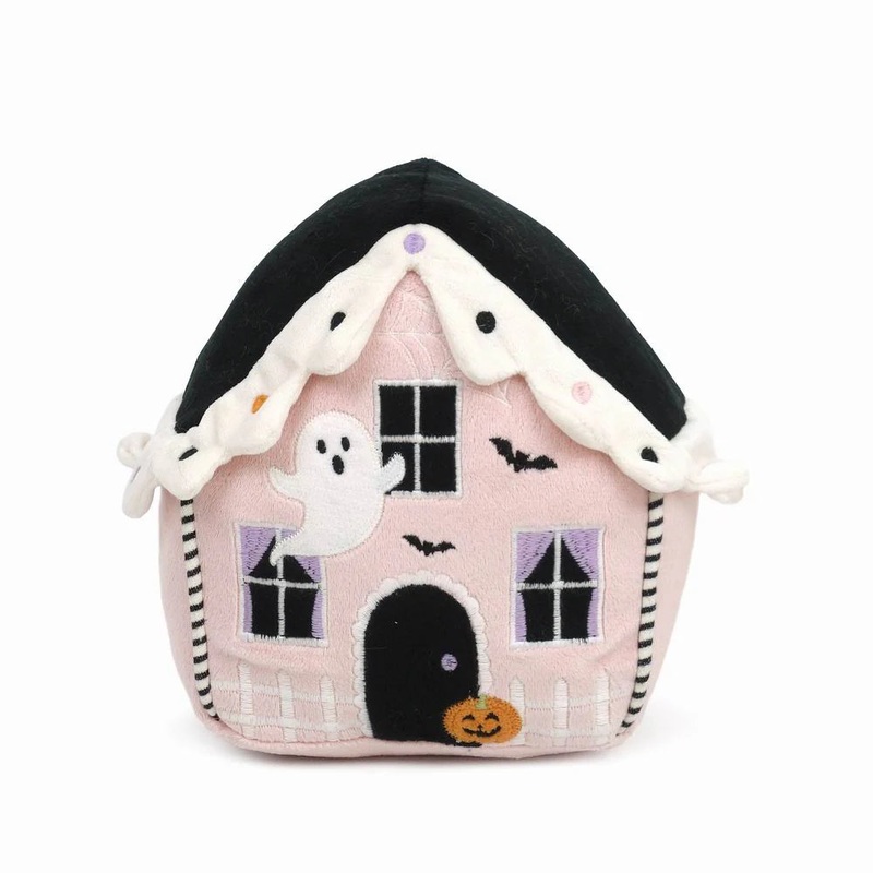 PINK HAUNTED HOUSE PLUSH TOY