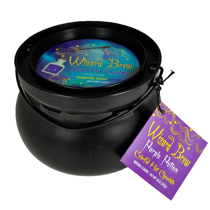 PURPLE HOT CHOCOLATE WIZARD BREW CAULDRON
