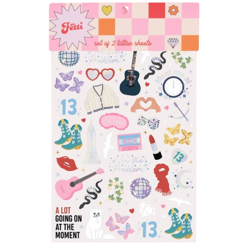 TAYLOR SWIFT ERAS TOUR TEMPORARY TATTOOS