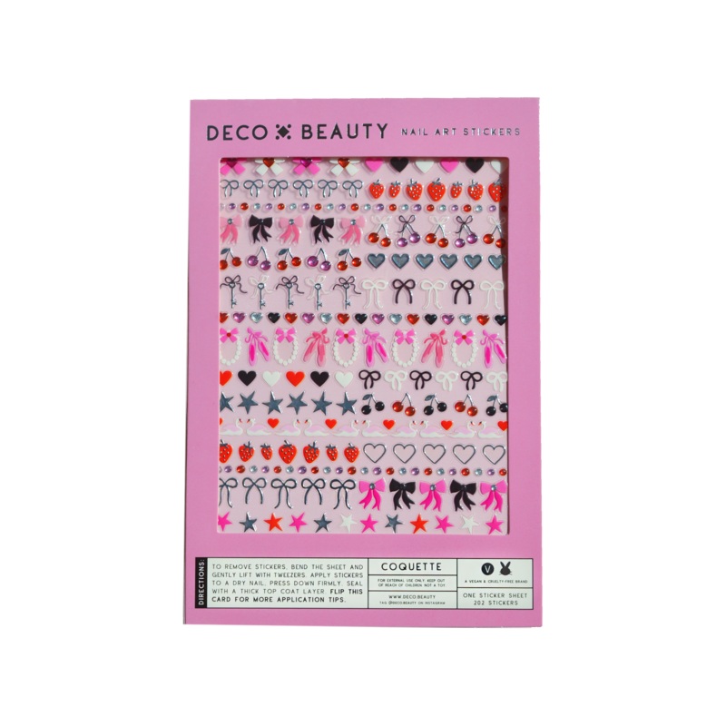 COQUETTE NAIL ART STICKERS