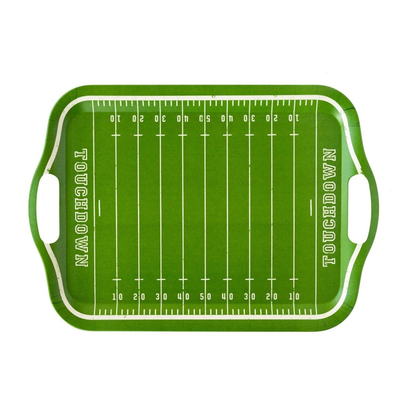 FOOTBALL FIELD BAMBOO REUSABLE TRAY