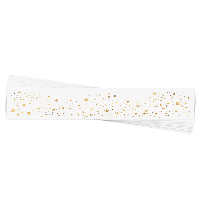 GOLD GLITTER FRECKLES TEMPORARY TATTOOS