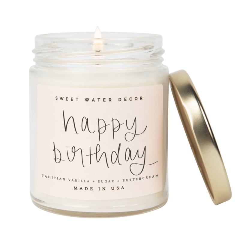 HAPPY BIRTHDAY SOY CANDLE