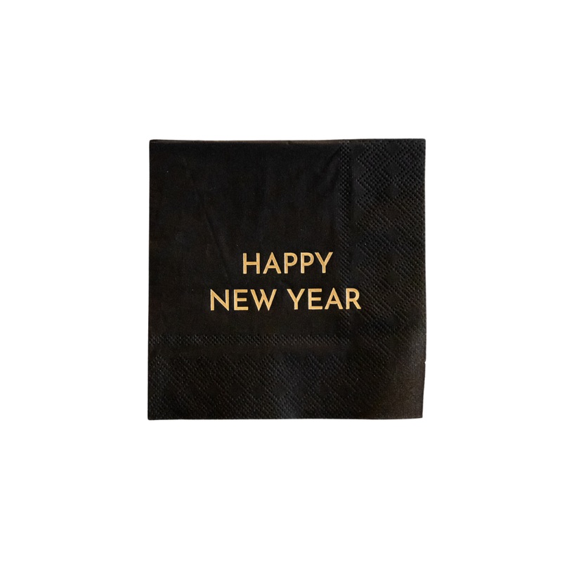 HAPPY NEW YEAR COCKTAIL NAPKINS