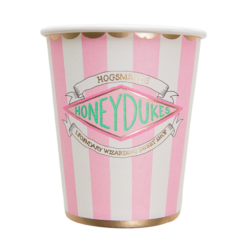 HARRY POTTER X BONJOUR FTE HONEYDUKES PINK STRIPE CUPS