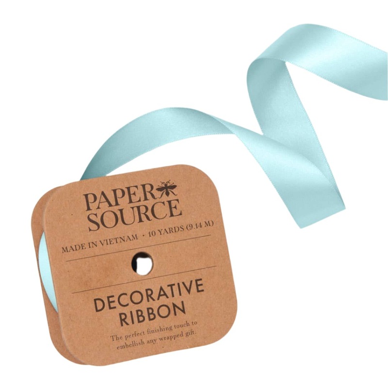 LIGHT BLUE SATIN RIBBON