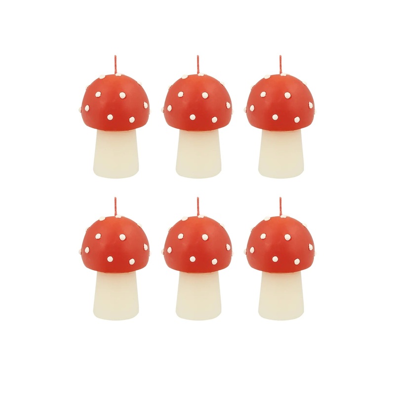 MINI MUSHROOM CANDLES
