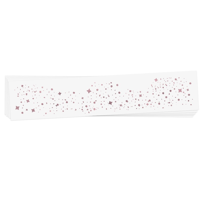 PINK GLITTER FRECKLES TEMPORARY TATTOOS