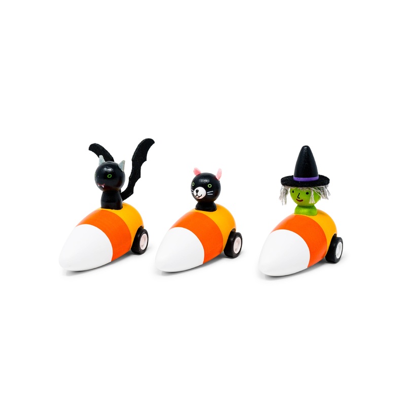 PULL BACK CANDY CORN CAR