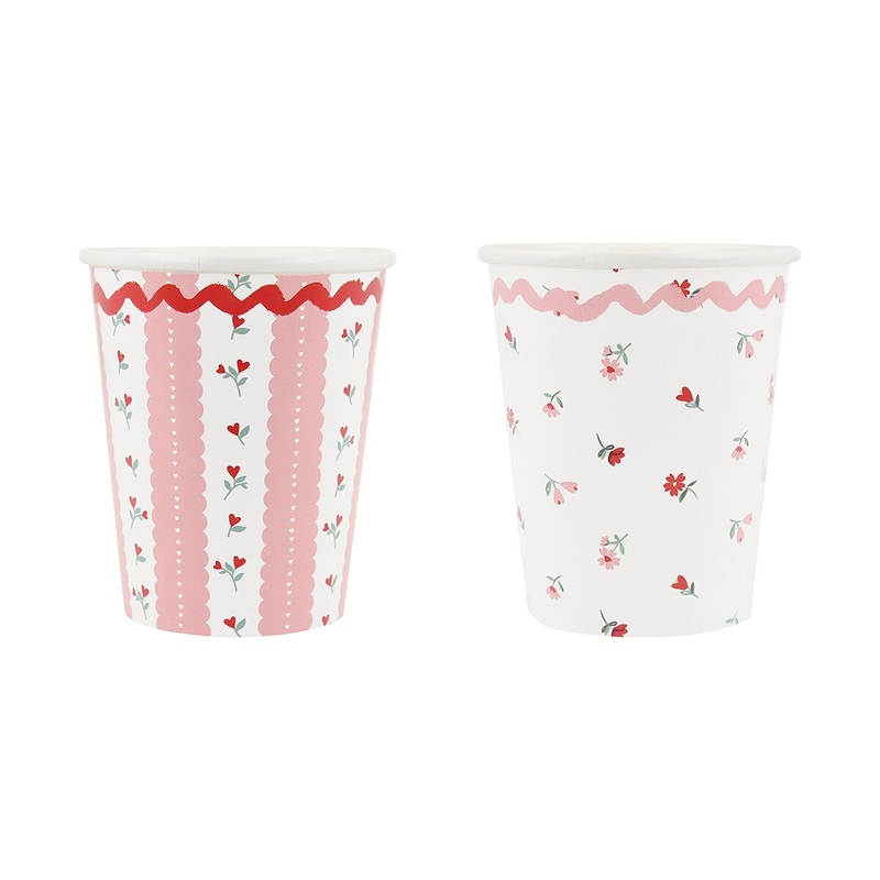 VINTAGE ROSE CUPS