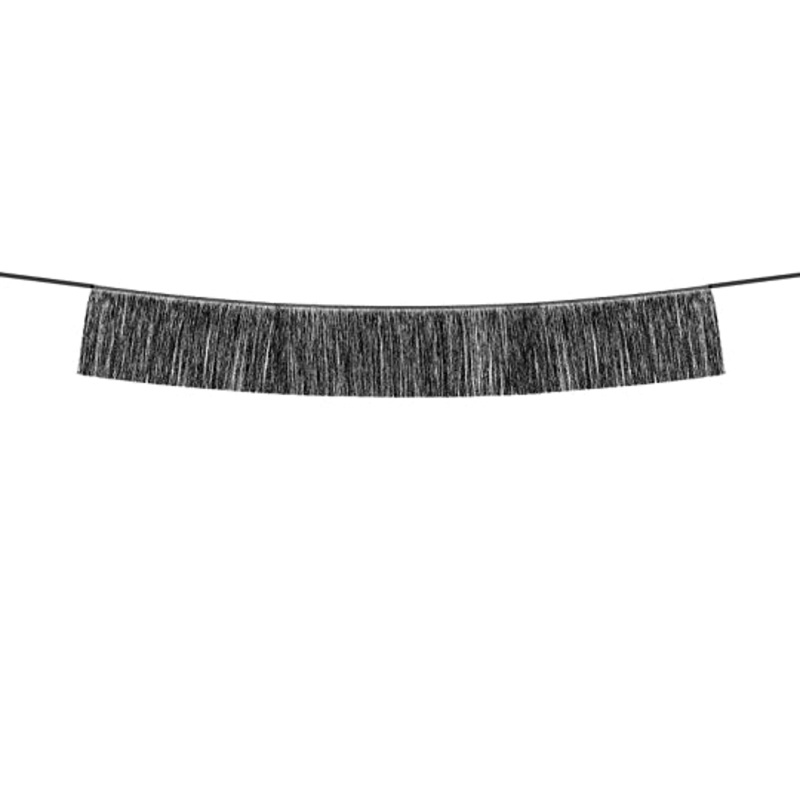 BLACK FRINGE GARLAND