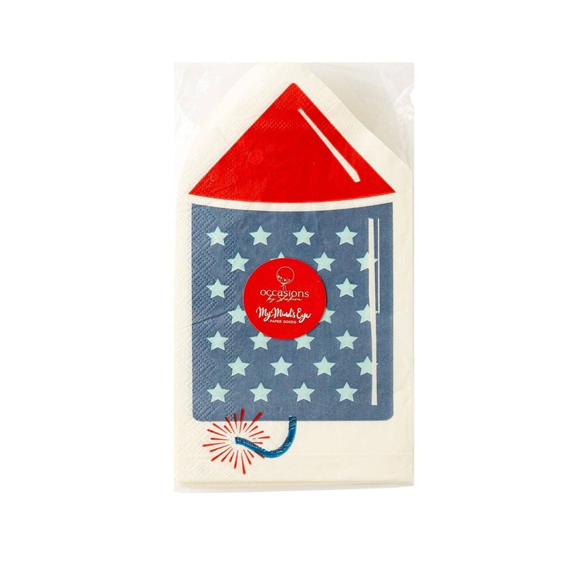 FIRECRACKER SHAPED NAPKINS