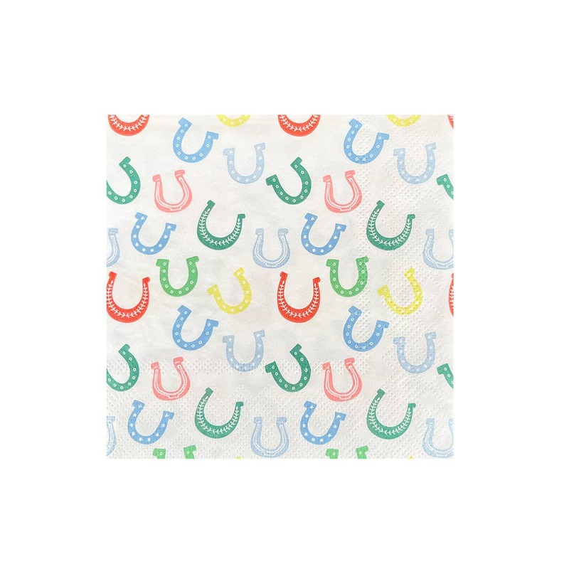 HORSESHOE COCKTAIL NAPKINS