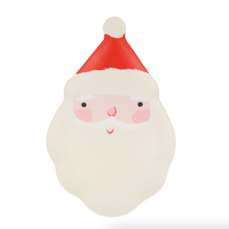 MELAMINE SANTA PLATE