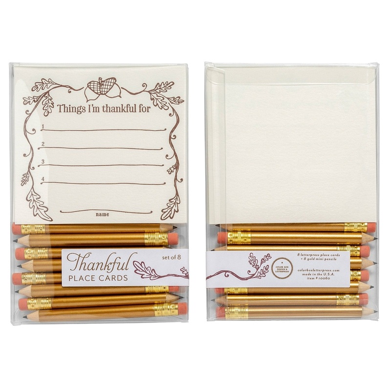 THANKFUL PLACE CARDS