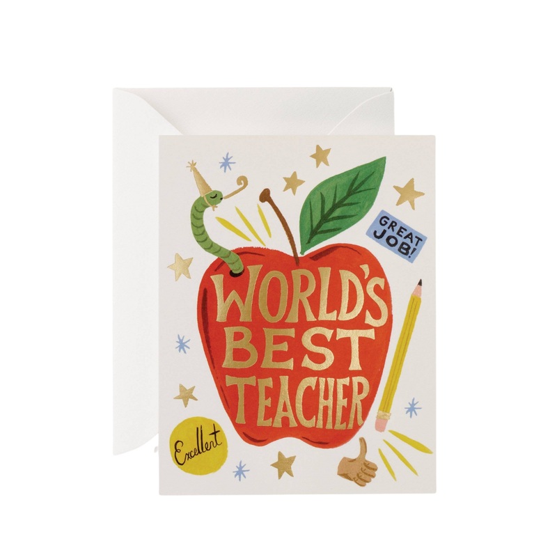 WORLD’S BEST TEACHER CARD