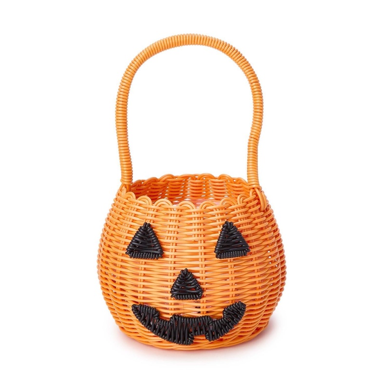WOVEN JACK-O-LANTERN BASKET