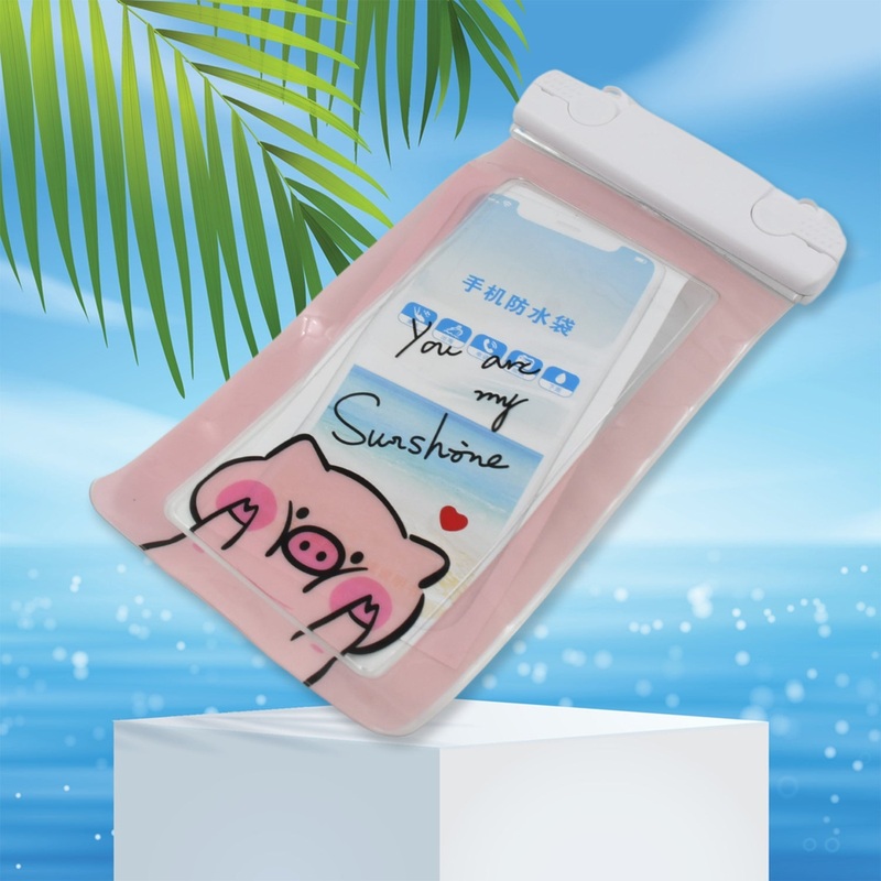 13137 Waterproof Pouch Lock Mobile CoverUnderwater Mobile CaseFor All Type Mobile Phone (1 Pc)