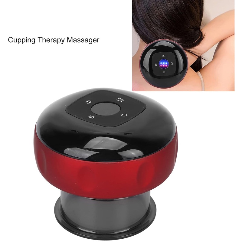 Electric Intelligent Breathing Cupping Massage Instrument The Smart Cupping Therapy Set’s Massager for Muscle and Joint Pain Cellulite Massage Back Pain Relief for Back Shoulder Leg (1 Pc)