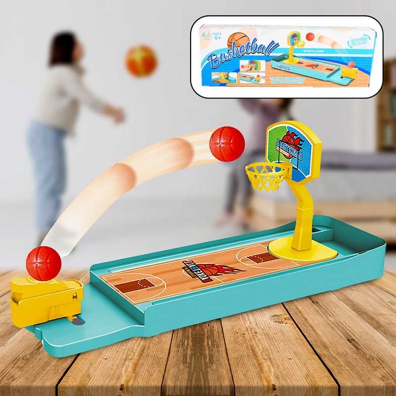 Mini Table Top Finger Basketball Game for Kids – Desktop Game for Kids & Adults, Basketball Finger Bowling Game, Fun Indoor Finger Bowling Game for Boys & Girls, Family Board Game