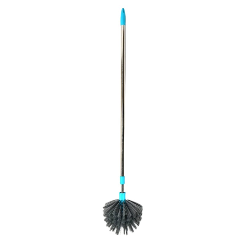 Cobweb Brush With Stainless Steel Strong Long Extendable Handle for Dusting, Ceiling Cobweb Cleaning, Brush for Lights, Fans & Webs Cleaning for Home / Kitchen