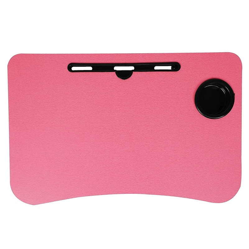 Multi-Purpose Foldable Laptop Desk for Study & Reading (Pink)