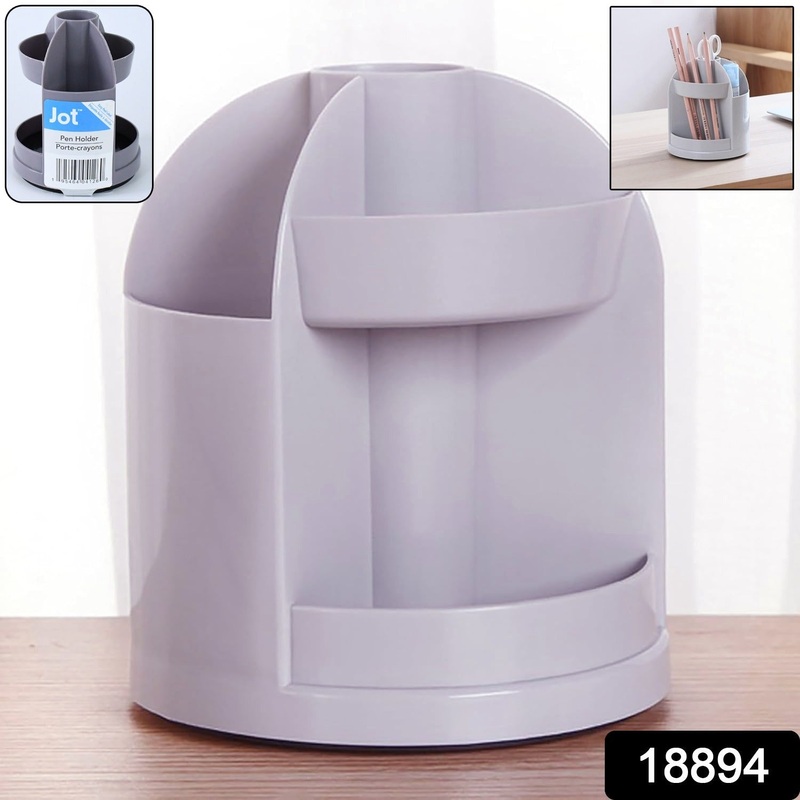 Plastic Rotatable Pen Holder, Pencil Marker Holder (1 Pc)