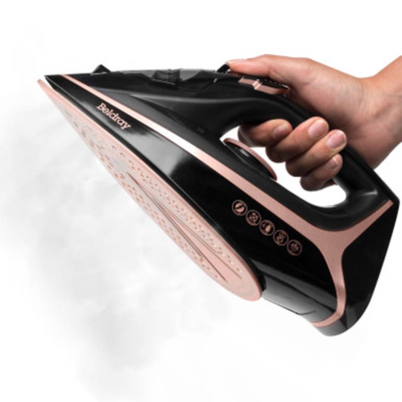 2-in-1 Cordless 360 Steam Iron – Rose Gold