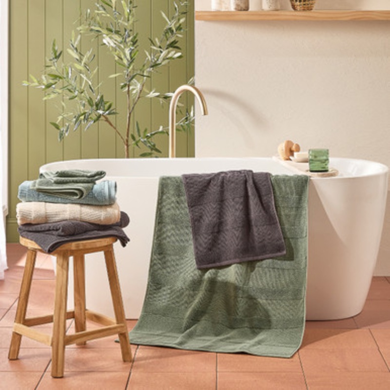 Alice Stripe Turkish Cotton Towel Range [HABBALICE24]