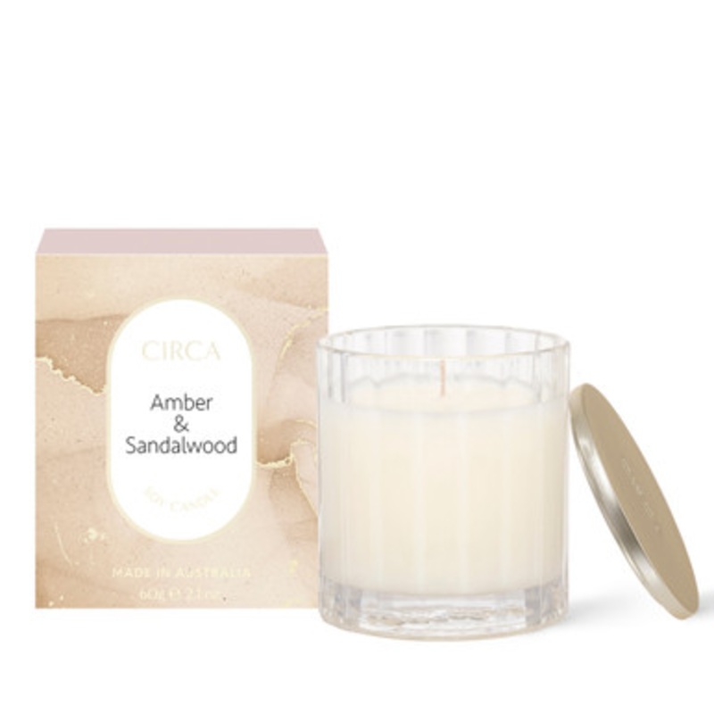 Amber & Sandalwood 60g Candle [CIRBCANDAS21]
