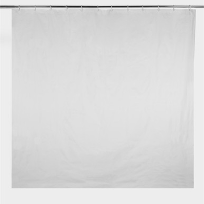 Antibac Shower Curtain with hooks – grey