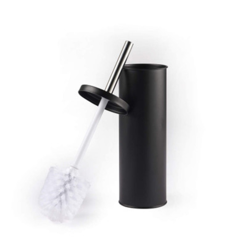 Black Toilet Brush & Holder